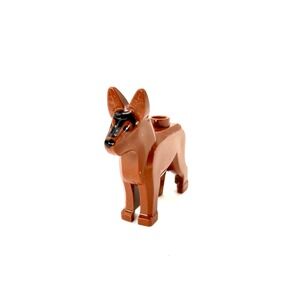 LEGO Dog German Shepherd Reddish Brown Animal Minifigure‎ Piece